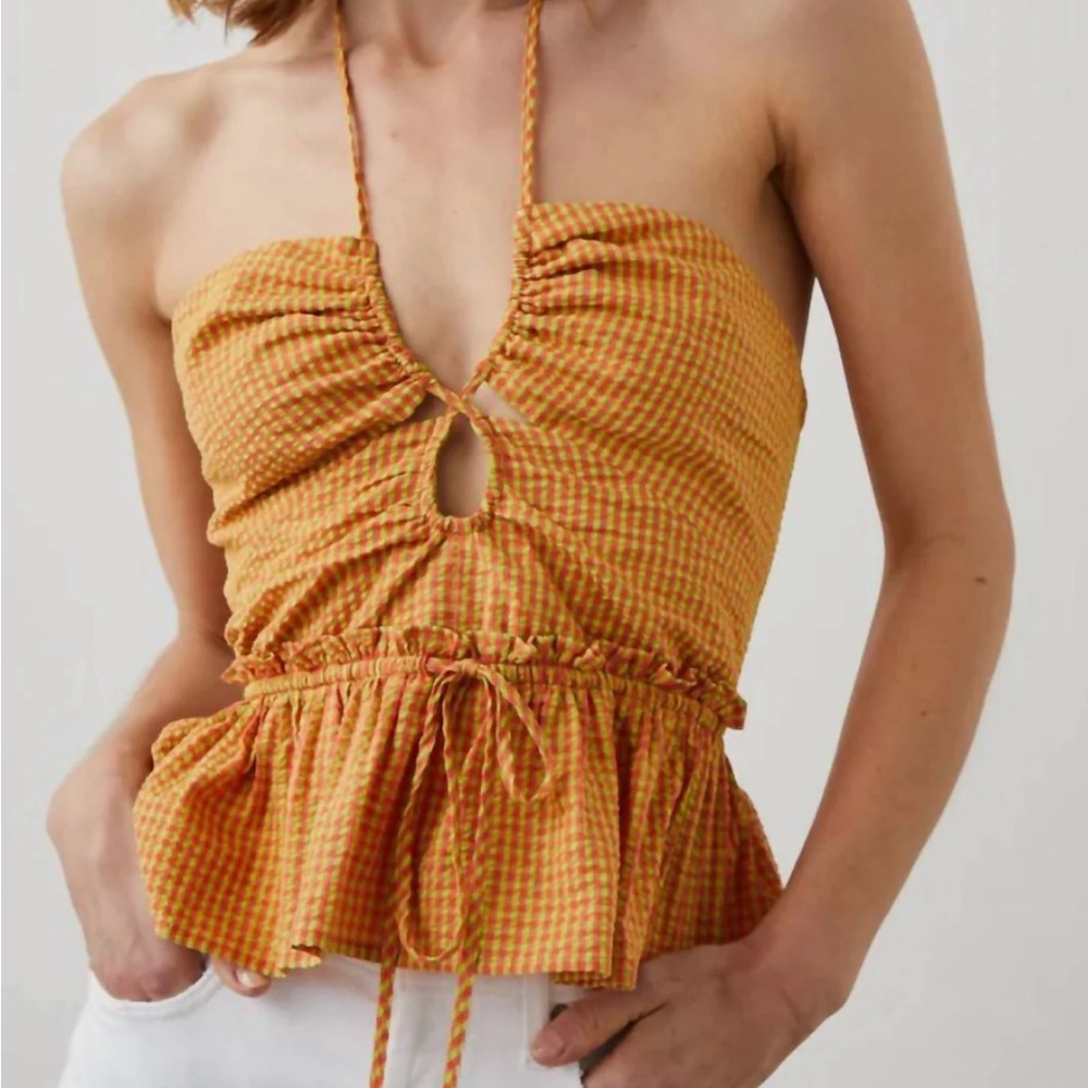 Rails Gingham Halter